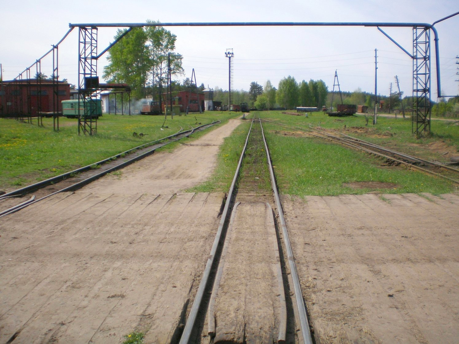 Узкоколейная железная дорога Каринского транспортного управления — фотографии, сделанные в 2008 году (часть 29)