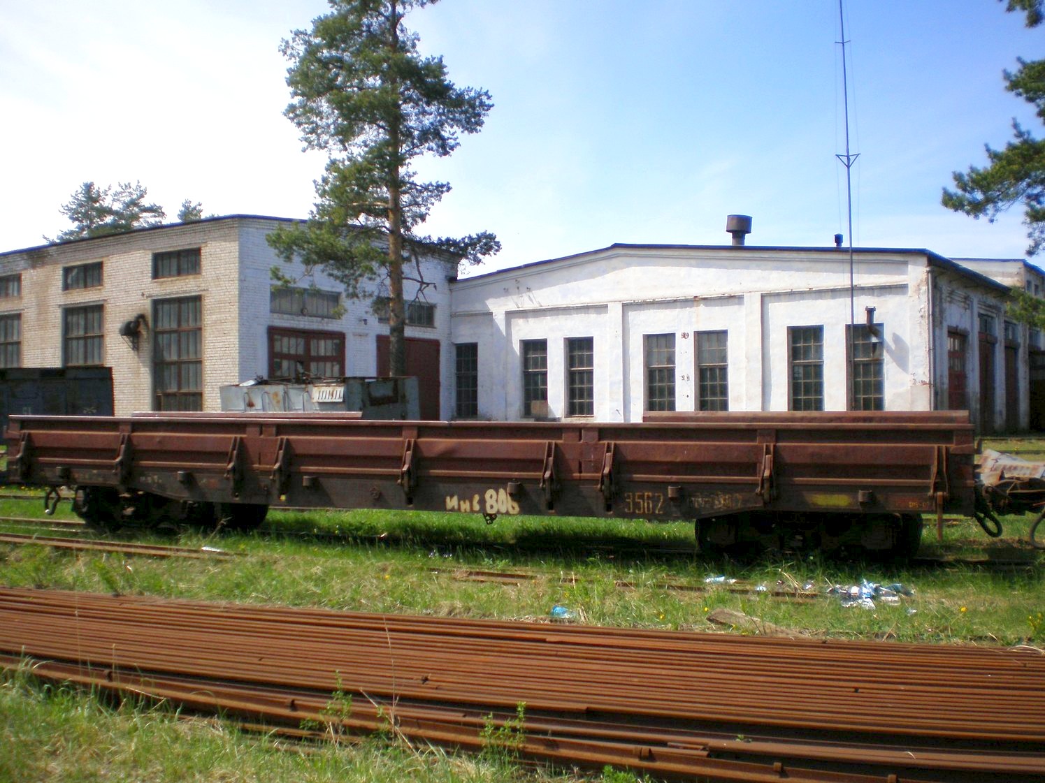 Узкоколейная железная дорога Каринского транспортного управления — фотографии, сделанные в 2008 году (часть 30)