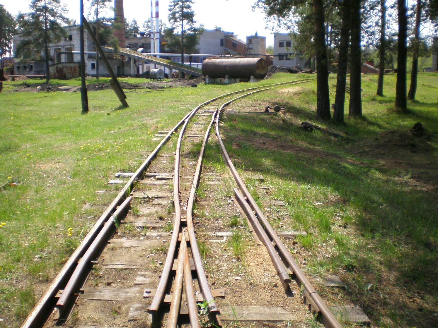 Узкоколейная железная дорога Каринского транспортного управления — фотографии, сделанные в 2008 году (часть 31)