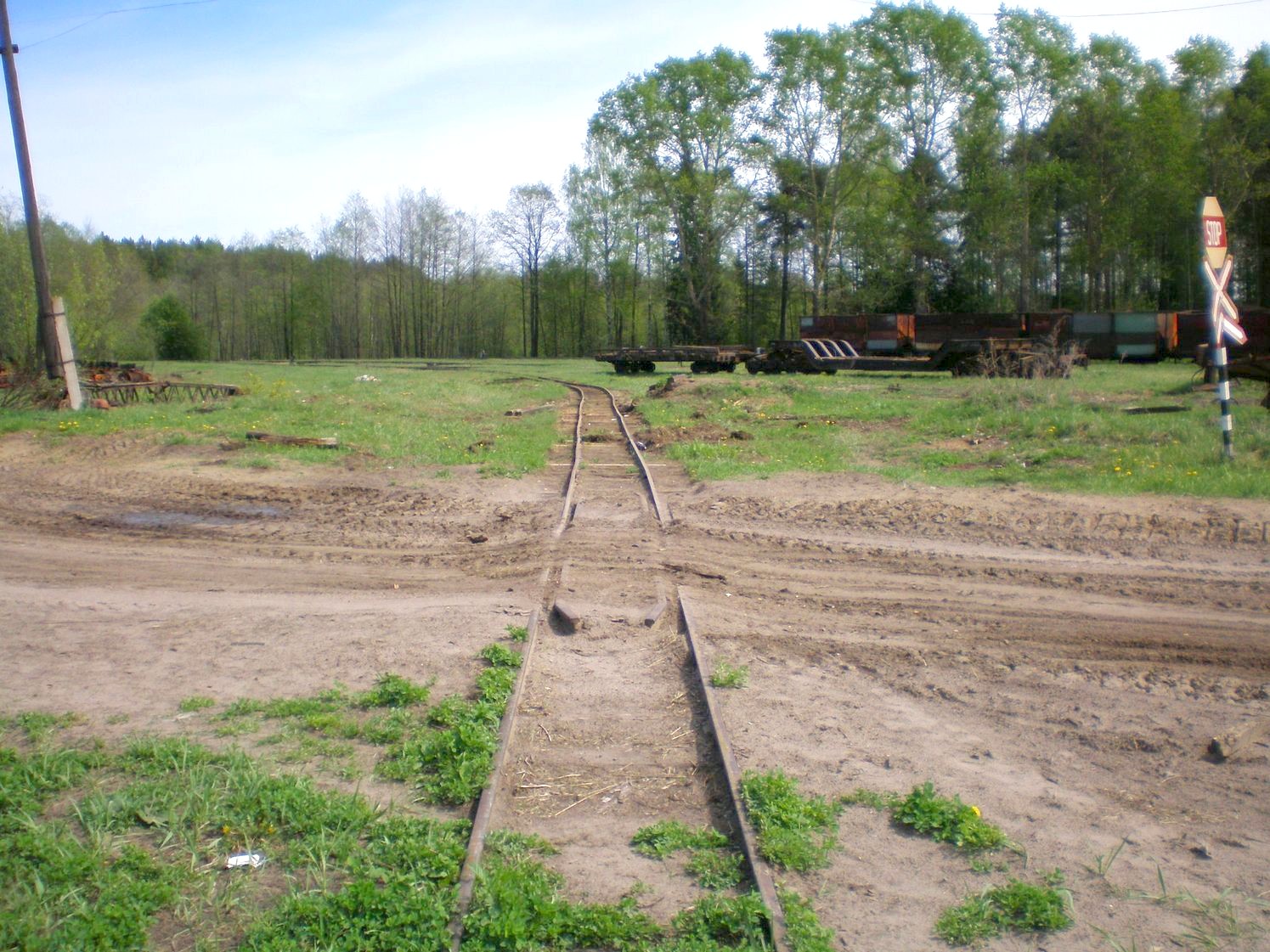 Узкоколейная железная дорога Каринского транспортного управления — фотографии, сделанные в 2008 году (часть 34)