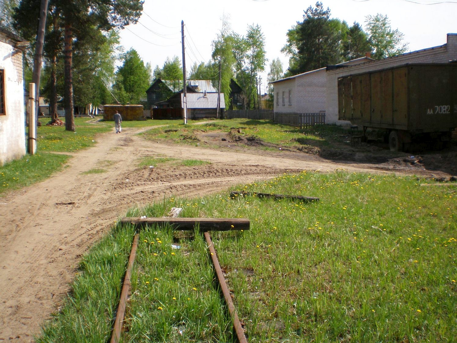 Узкоколейная железная дорога Каринского транспортного управления — фотографии, сделанные в 2008 году (часть 38)