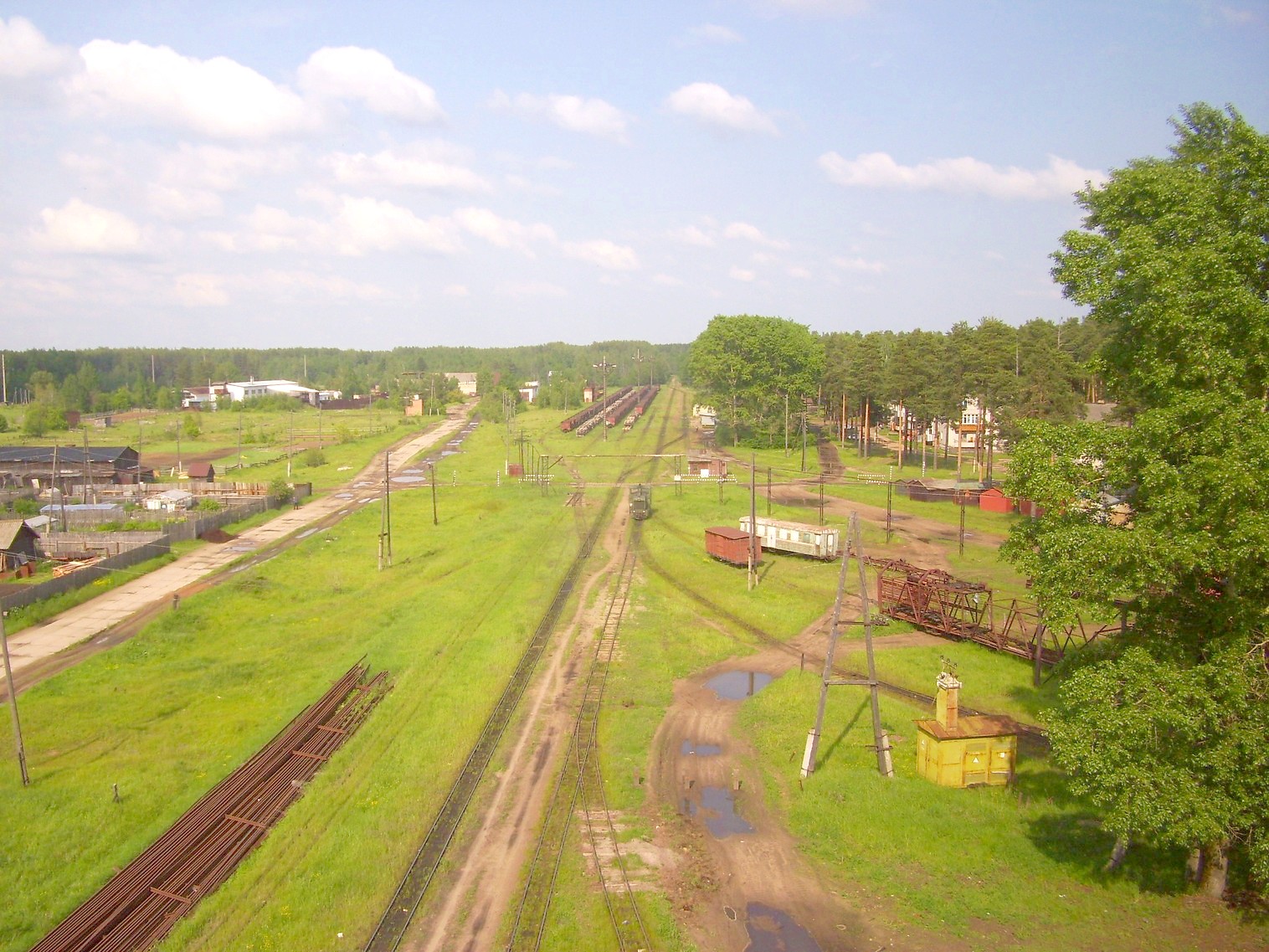 Узкоколейная железная дорога Каринского транспортного управления — фотографии, сделанные в 2012 году (часть 3)