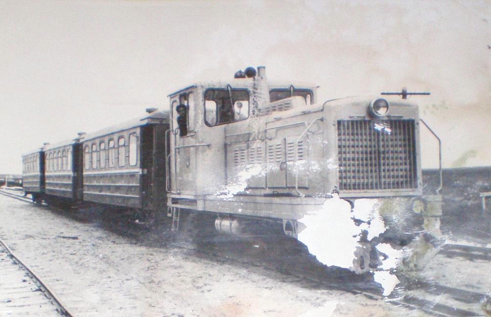 Узкоколейная железная дорога Дымного торфопредприятия -  исторические фотографии