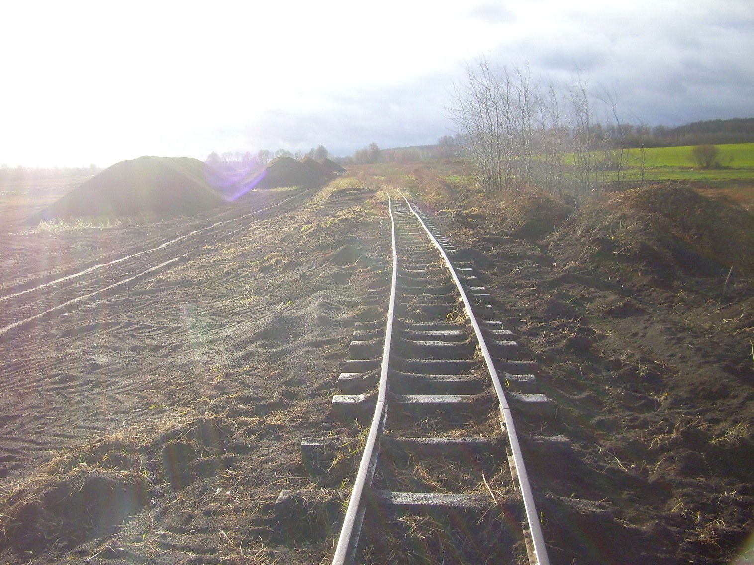 Узкоколейная железная дорога   торфопредприятия   «Красная Звезда» 
  —  фотографии, сделанные в 2011 году (часть 8)