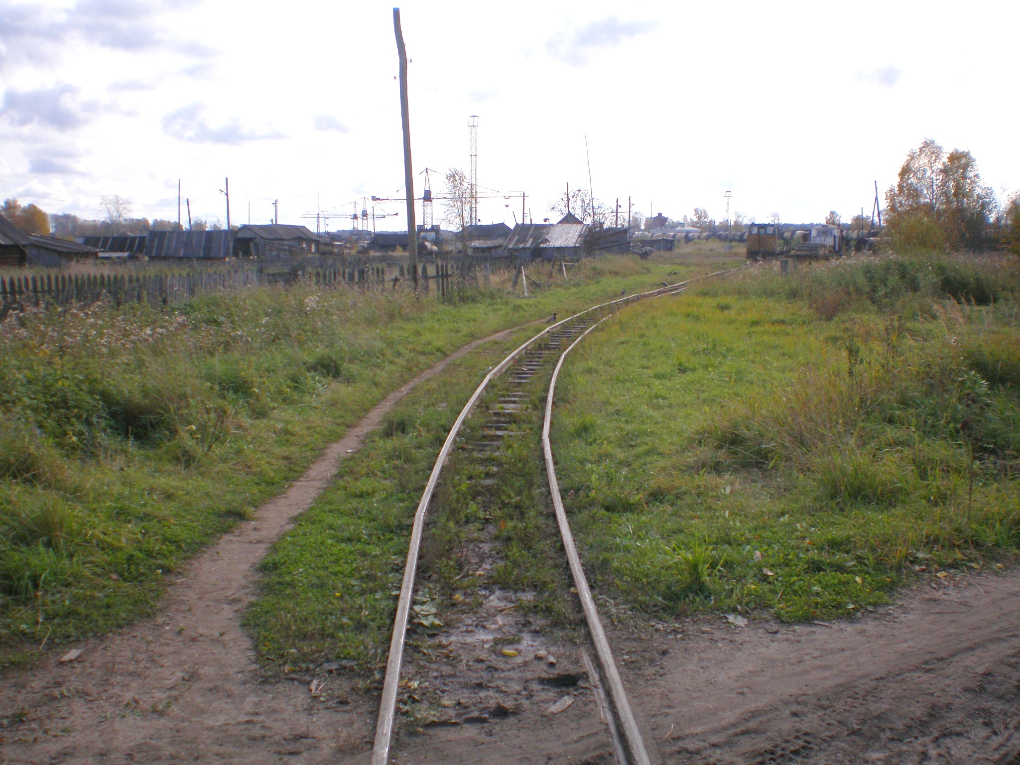 Пинюгская узкоколейная железная дорога  —  фотографии, сделанные в 2007 году (часть 1)