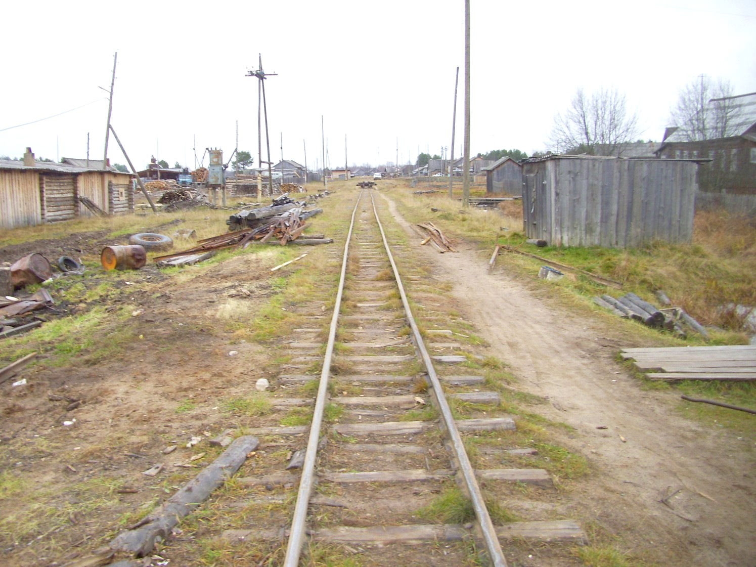 Подрезчихинская узкоколейная железная дорога — фотографии, сделанные в 2009 году (часть 6)