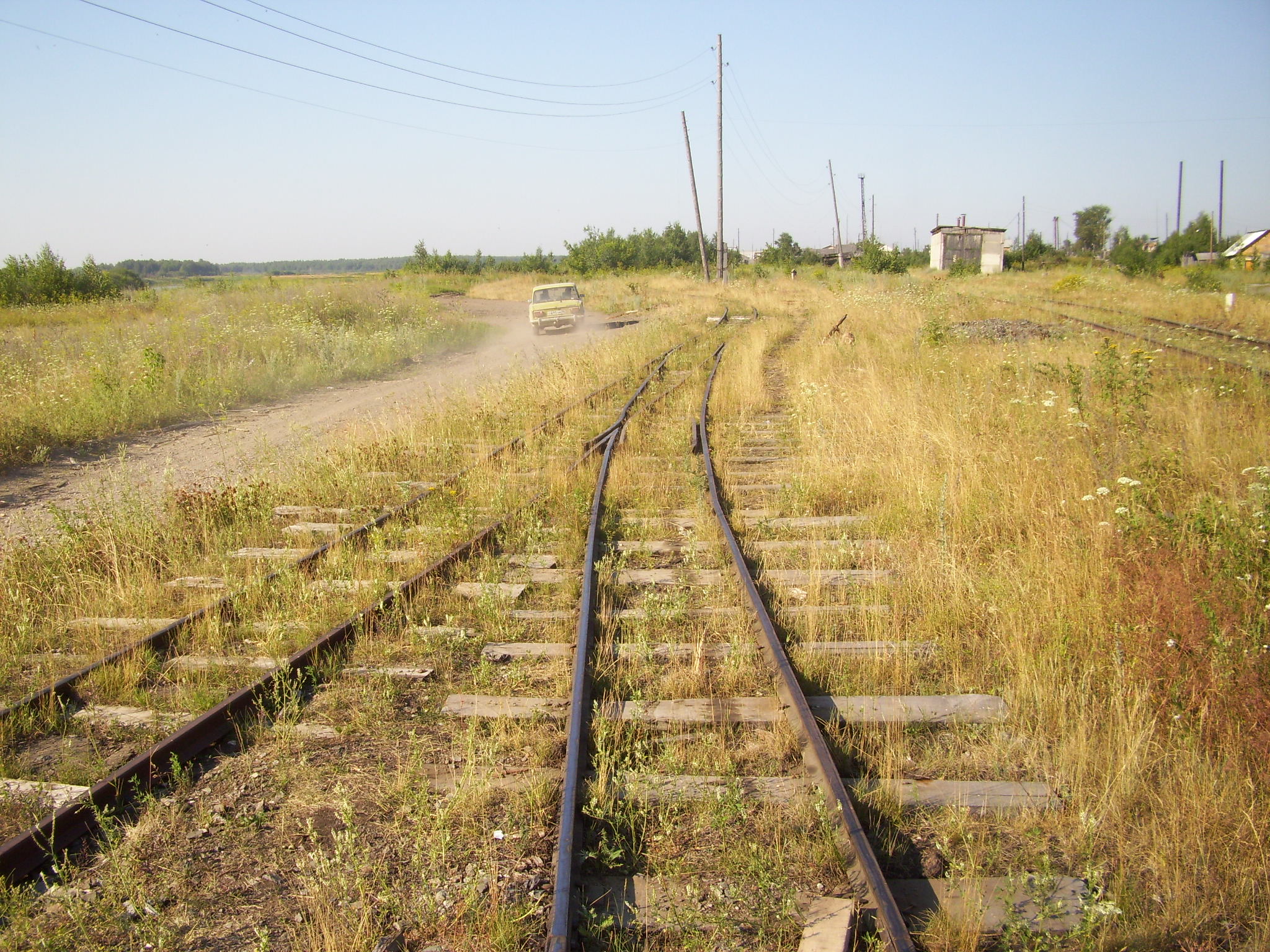Узкоколейная железная дорога Учреждения АБ239/1 (посёлок Сосьва) — фотографии, сделанные в 2010 году (часть 2)