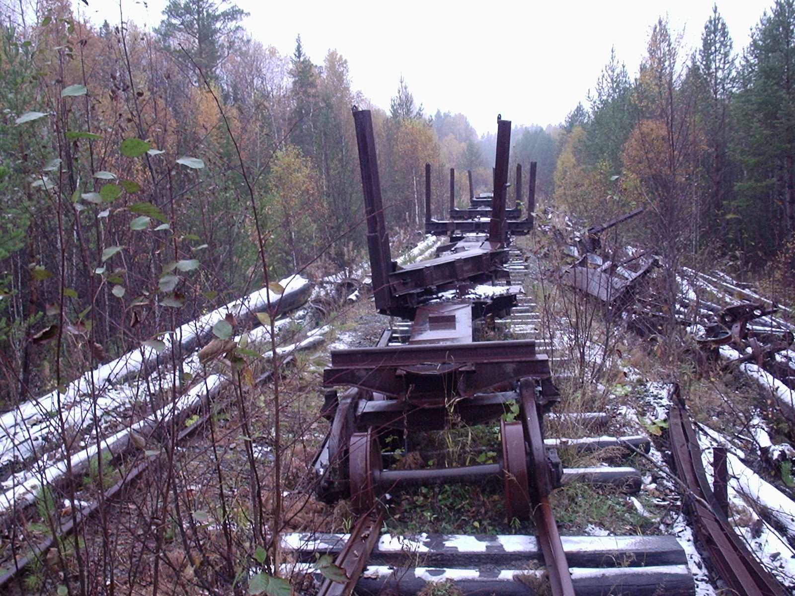 Соловьёвская узкоколейная железная дорога  —  фотографии, сделанные в 2006 году (часть 9)