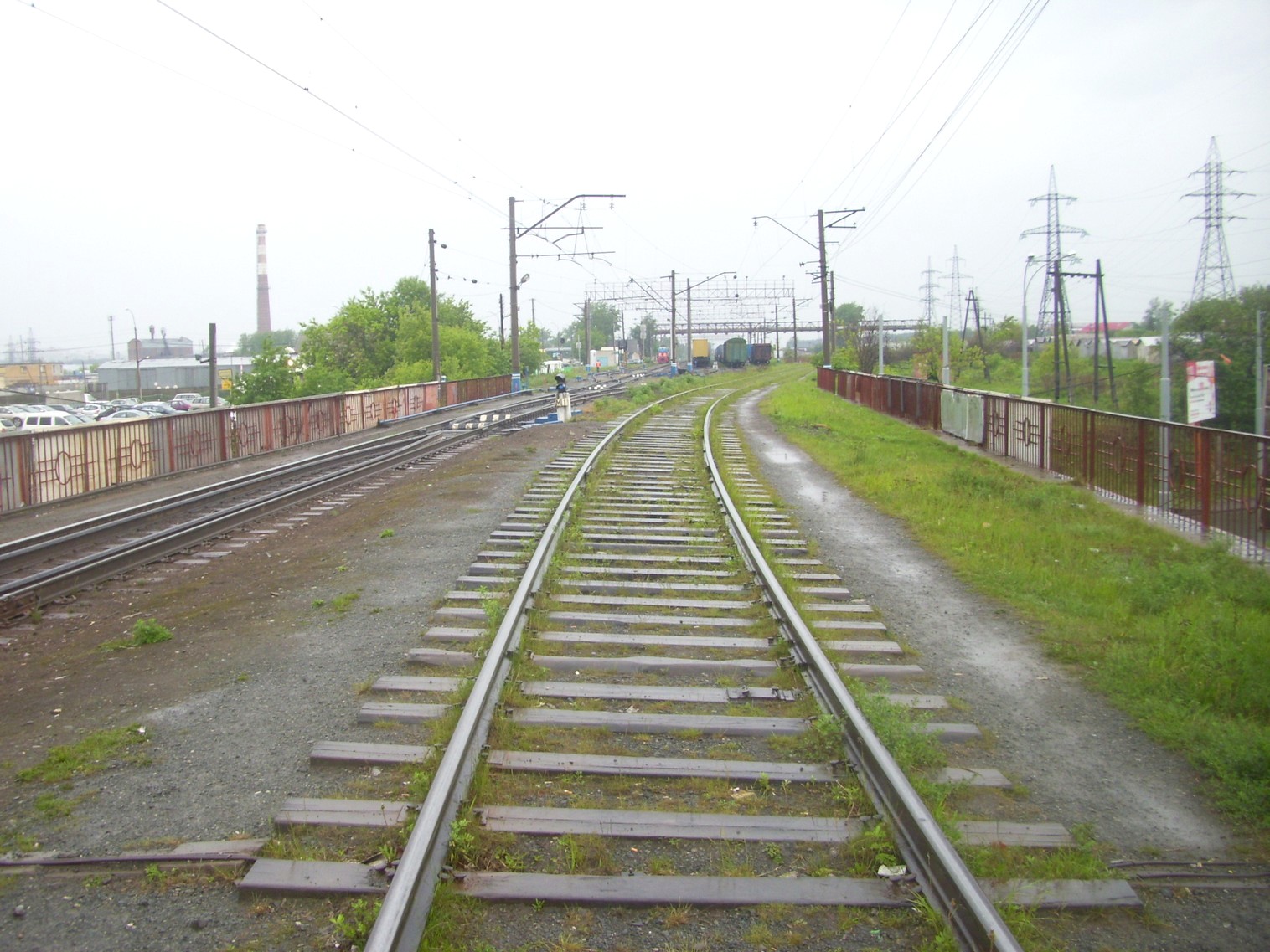Железнодорожная линия предприятия железнодорожного транспорта завода «Уралмаш»  —  фотографии, сделанные в 2010 году (часть 1)