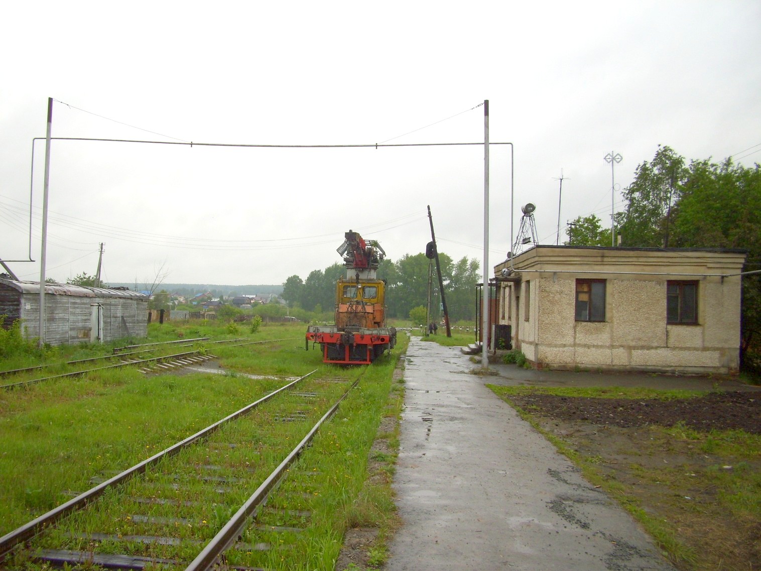 Железнодорожная линия предприятия железнодорожного транспорта завода «Уралмаш»  —  фотографии, сделанные в 2010 году (часть 10)