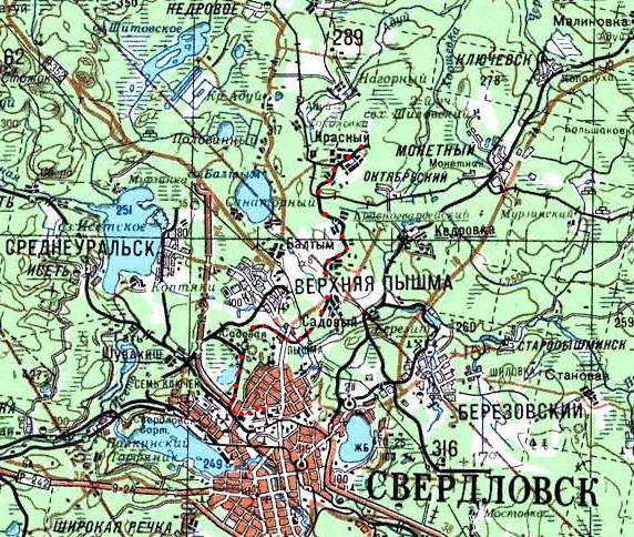 Железнодорожная линия предприятия железнодорожного транспорта завода «Уралмаш» — схемы и топографические карты