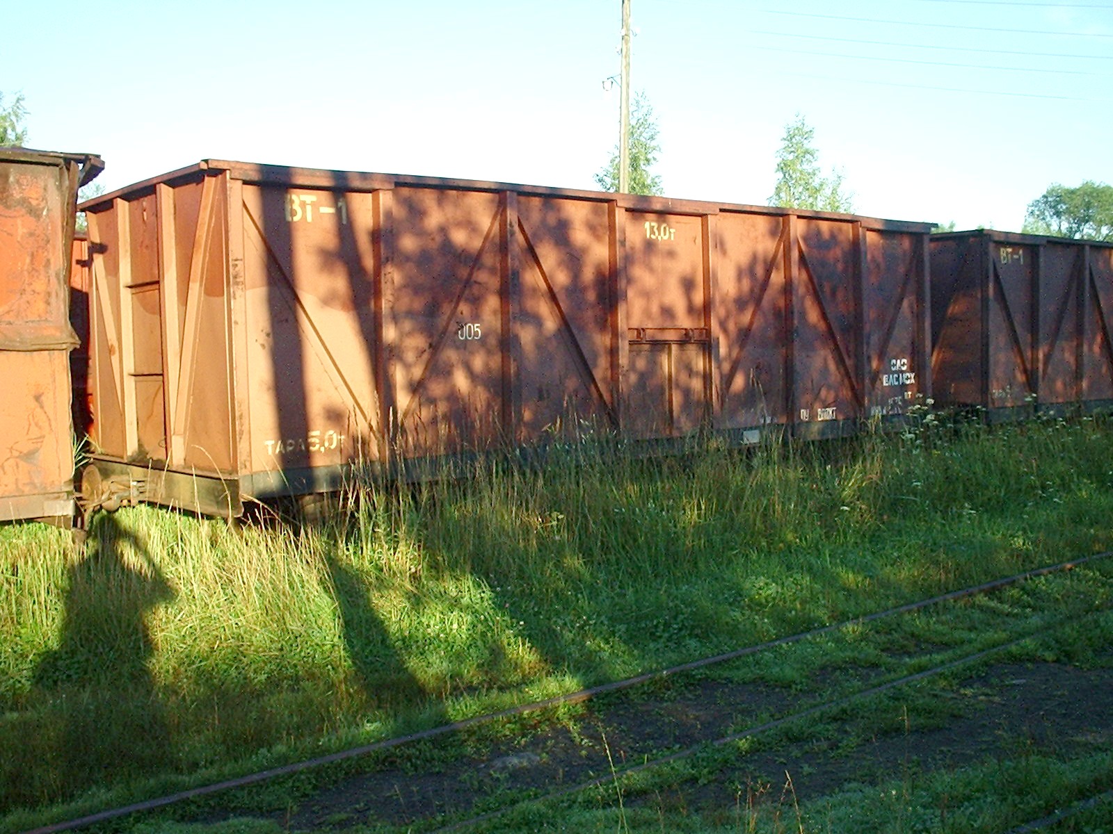 Узкоколейная железная дорога Васильевского предприятия промышленного железнодорожного транспорта  — фотографии, сделанные в 2005 году (часть 3)