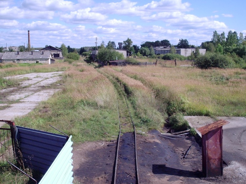 Узкоколейная железная дорога Васильевского предприятия промышленного железнодорожного транспорта  — фотографии, сделанные в 2005 году (часть 19)