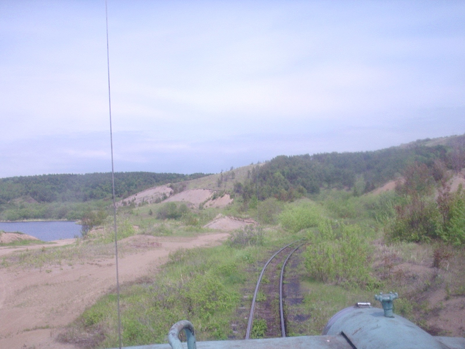 Узкоколейная  железная дорога Шахтёрского погрузочно-транспортного управления  —  фотографии, сделанные в 2006 году (часть 11)