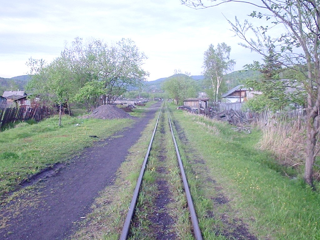 Узкоколейная  железная дорога Шахтёрского погрузочно-транспортного управления  —  фотографии, сделанные в 2006 году (часть 3)