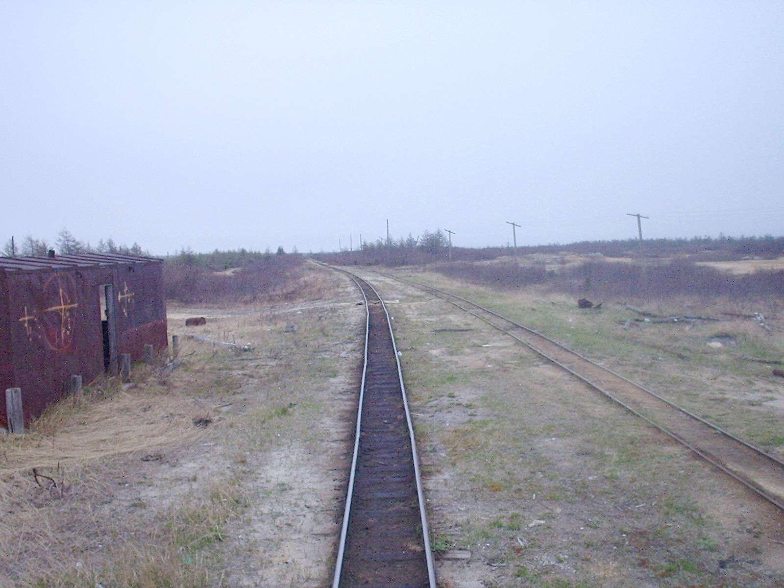 Узкоколейная железная дорога Оха — Ноглики - фотографии, сделанные в 2006 году (часть 22)