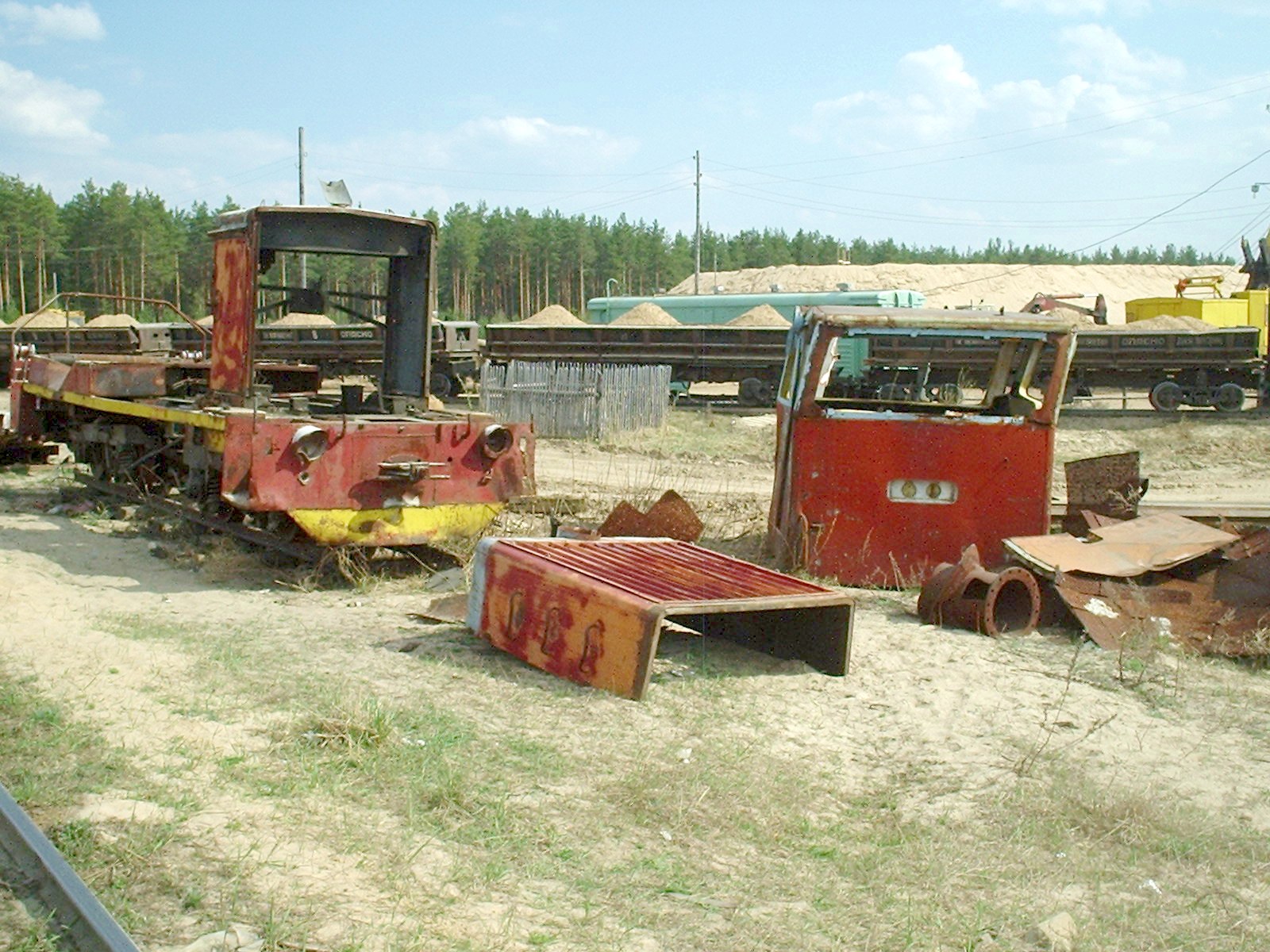 Узкоколейная железная дорога Тверского комбината строительных материалов № 2 - фотографии, сделанные в 2006 году (часть 13)