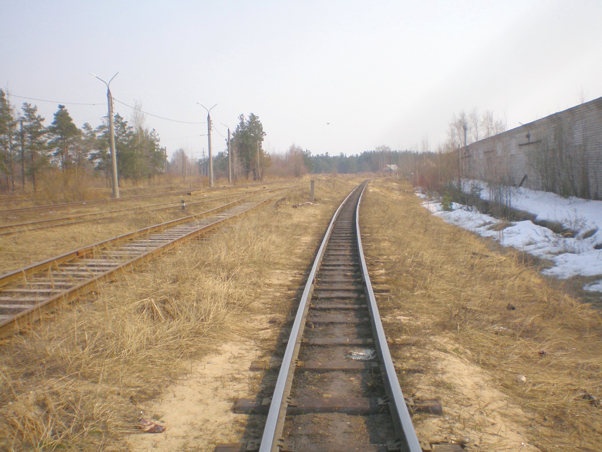 Узкоколейная железная дорога  Тверского комбината строительных материалов №2 — фотографии, сделанные в 2009 году (часть 1)