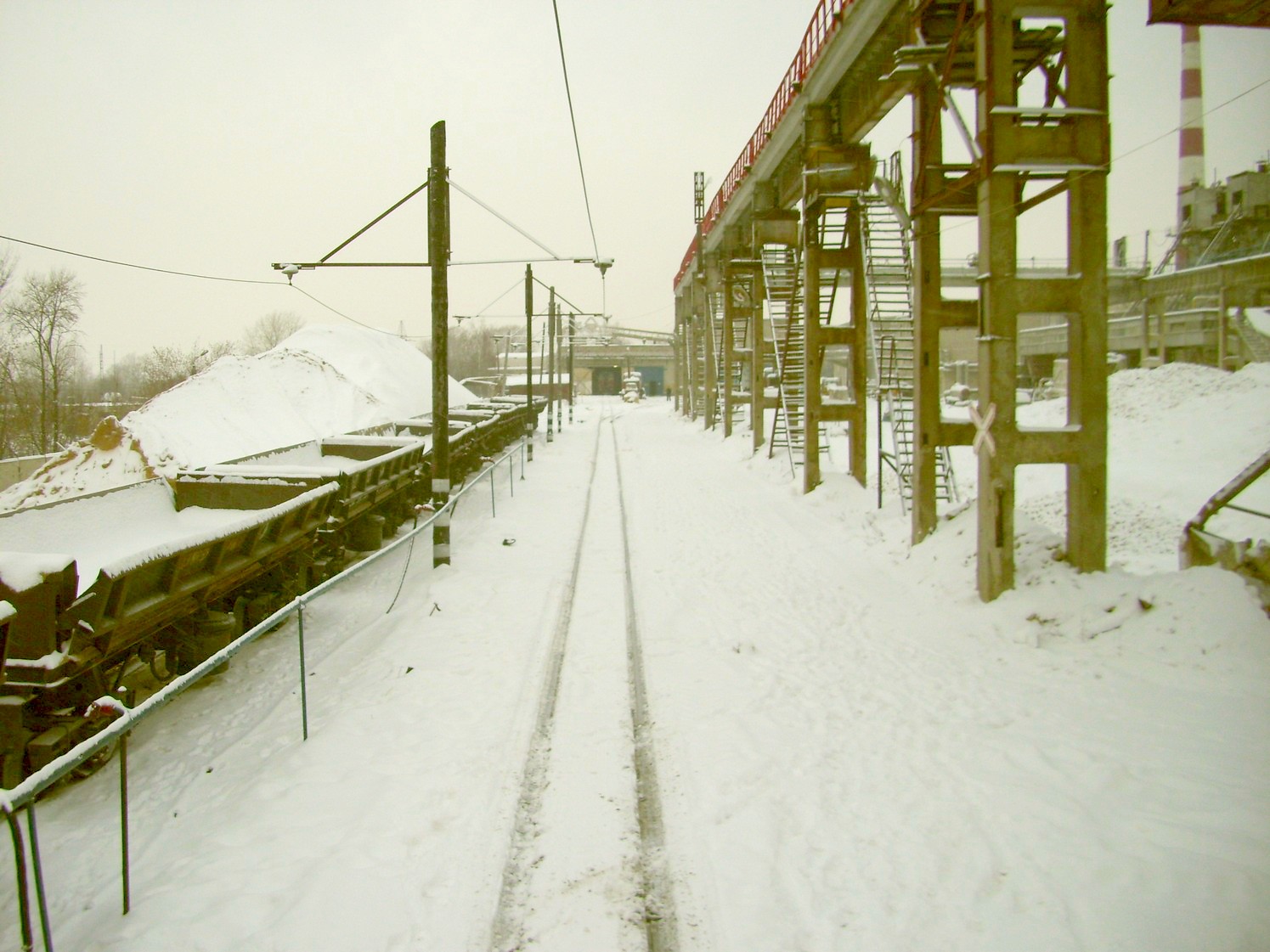 Узкоколейная железная дорога  Тверского комбината строительных материалов №2 — фотографии, сделанные в 2010 году (часть 10)