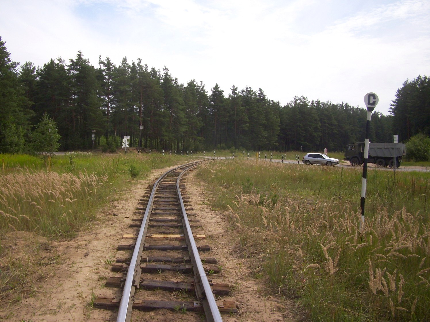 Узкоколейная железная дорога  Тверского комбината строительных материалов №2 — фотографии, сделанные в 2011 году (часть 2)