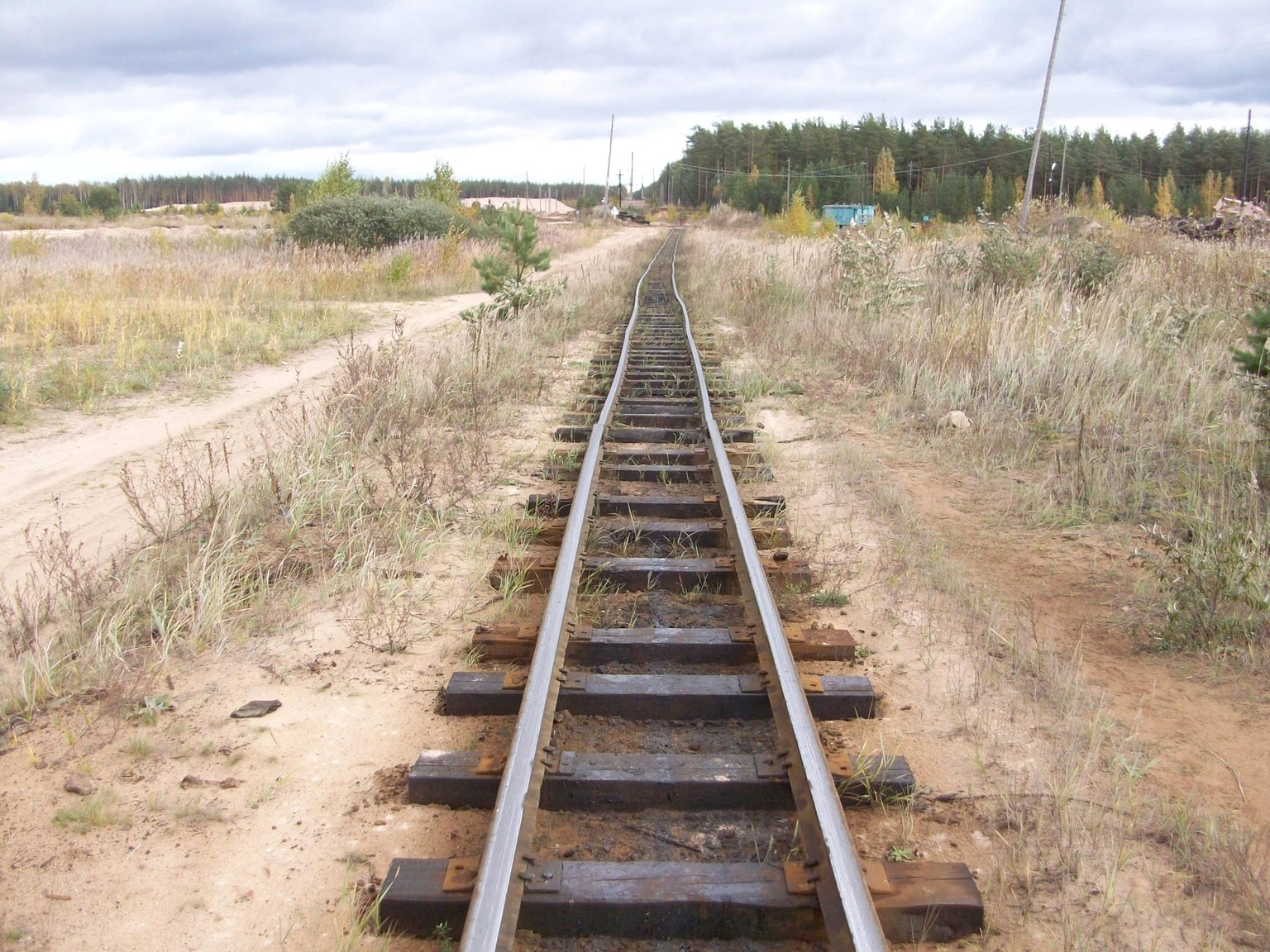 Узкоколейная железная дорога  Тверского комбината строительных материалов №2 — фотографии, сделанные в 2015 году (часть 11)