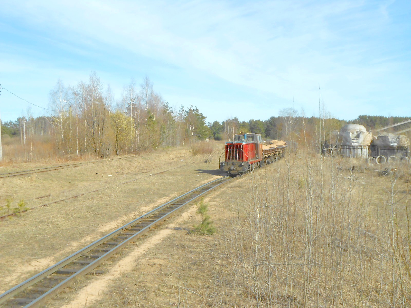 Узкоколейная железная дорога  Тверского комбината строительных материалов №2 — фотографии, сделанные в 2019 году (часть 1)