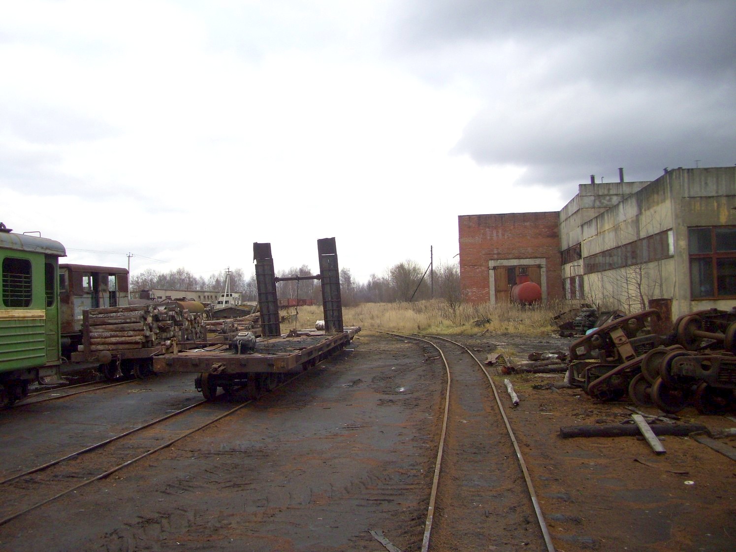 Узкоколейная железная дорога Шатурского транспортного управления — фотографии, сделанные в 2009 году (часть 49)