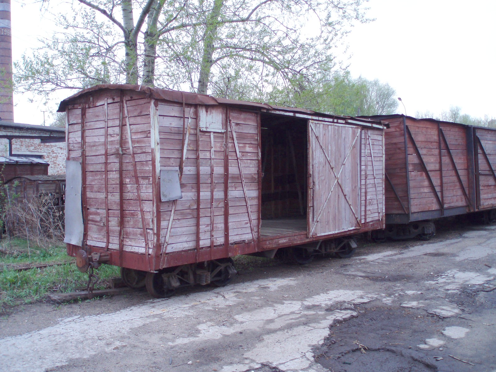 Узкоколейная железная дорога Егорьевского хлопчатобумажного комбината - фотографии, сделанные в 2006 году (часть 1)