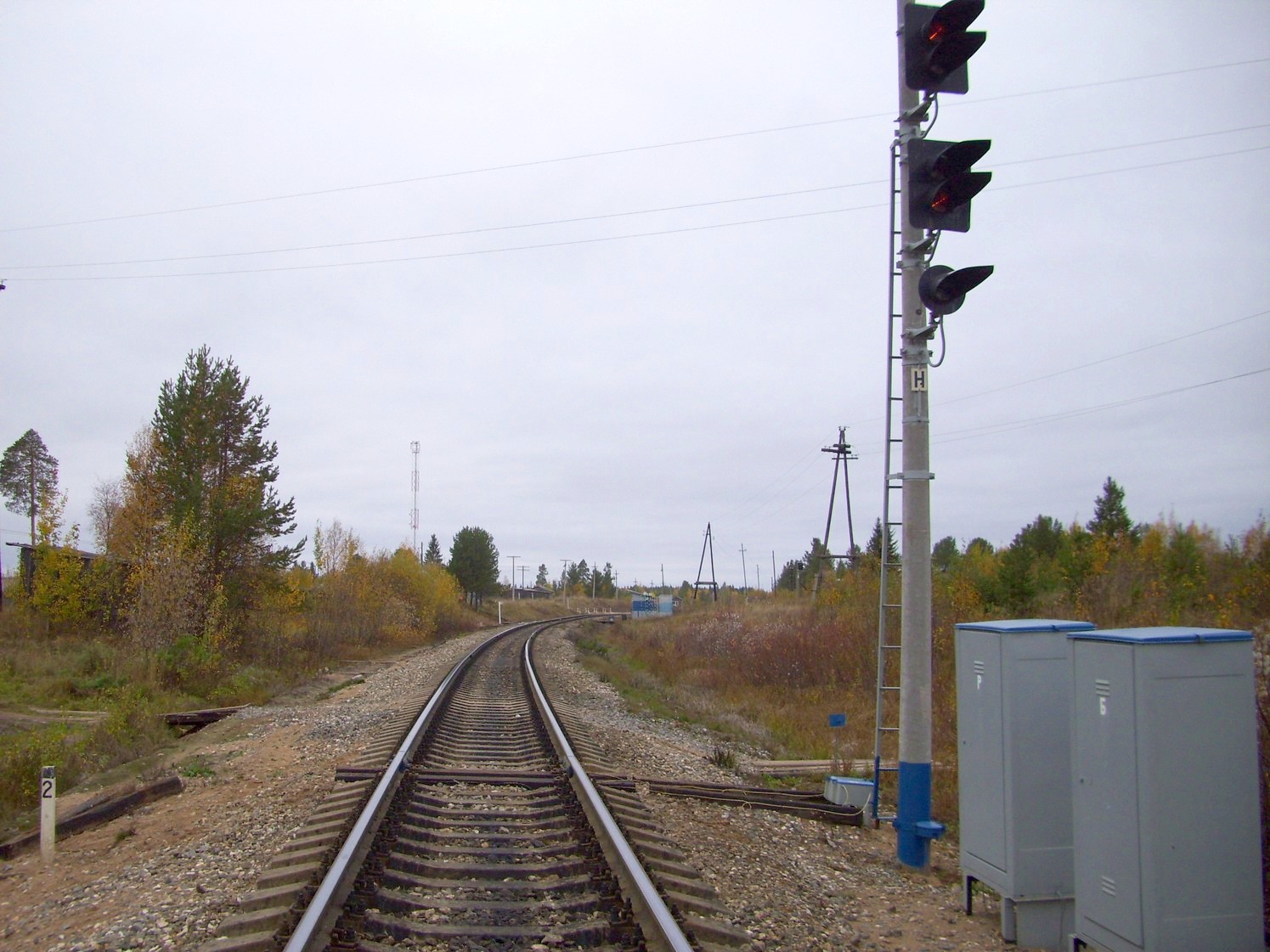 Железнодорожная линия Архангельск — Карпогоры — фотографии, сделанные в 2010 году