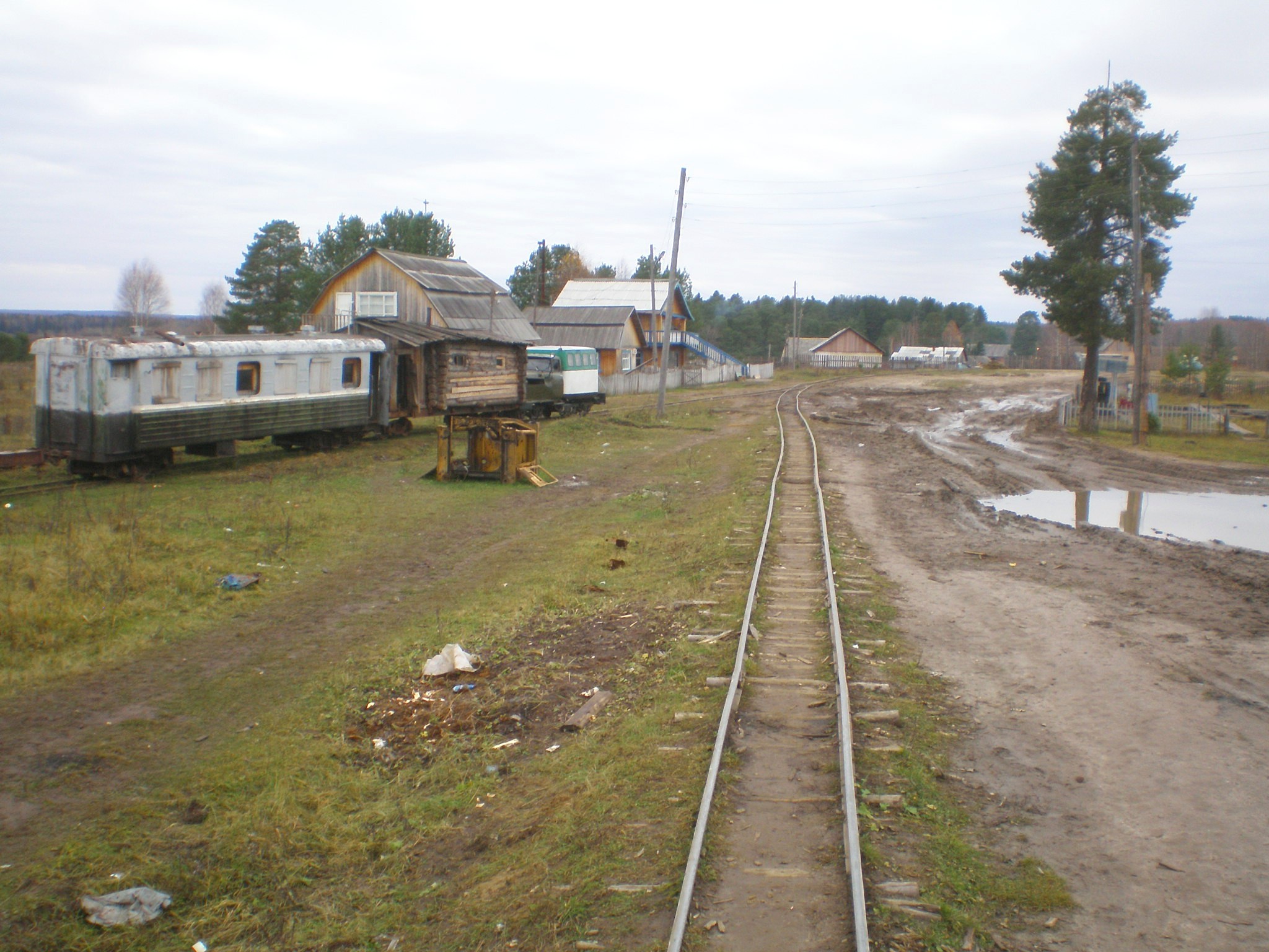 Пильвенская узкоколейная железная дорога  —  фотографии, сделанные в 2008 году (часть 2)