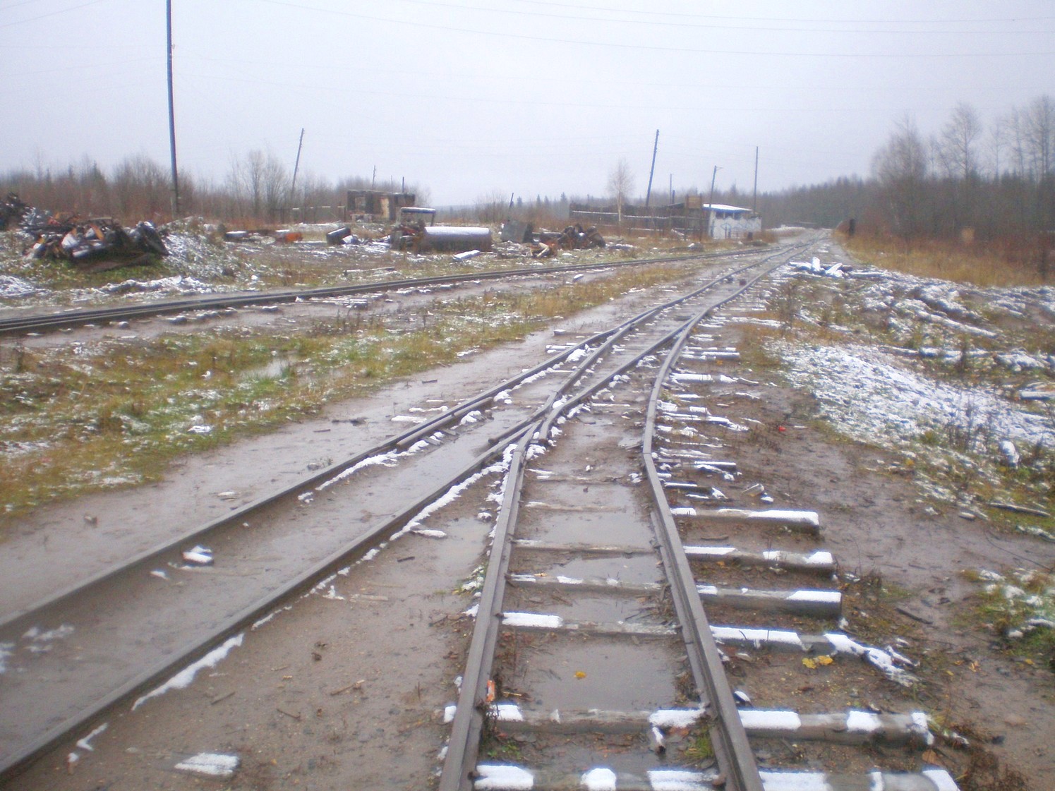 Пильвенская узкоколейная железная дорога  —  фотографии, сделанные в 2008 году (часть 13)