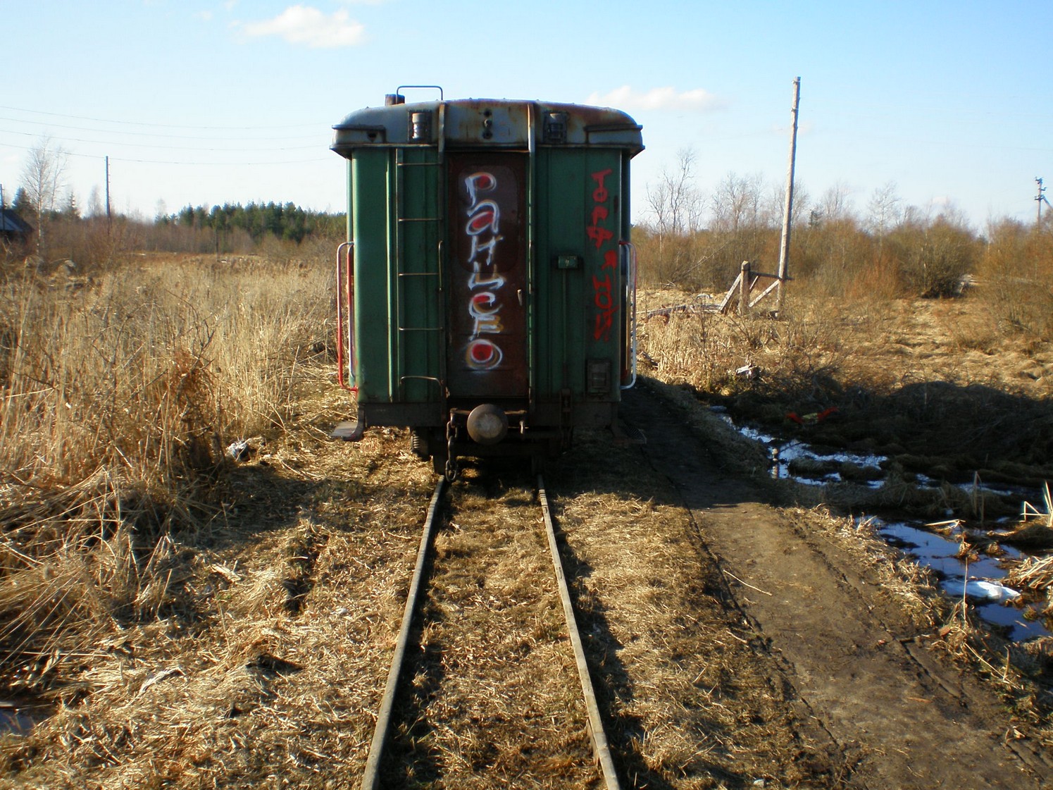 Узкоколейная железная дорога Ранцевского торфопредприятия  —  фотографии, сделанные в 2008 году (часть 13)