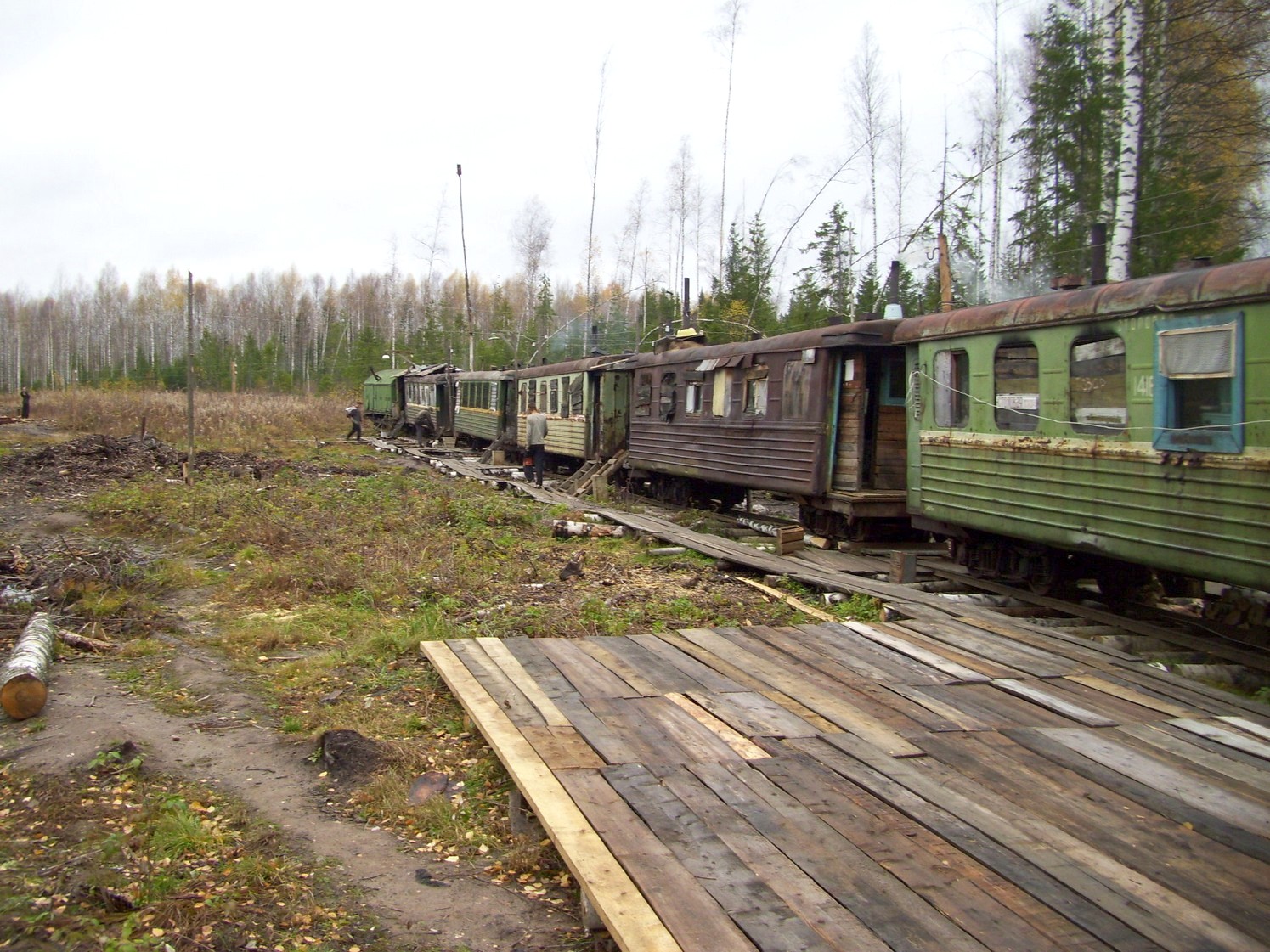 Чепецкая узкоколейная железная дорога  —  фотографии, сделанные в 2009 году (часть 23)