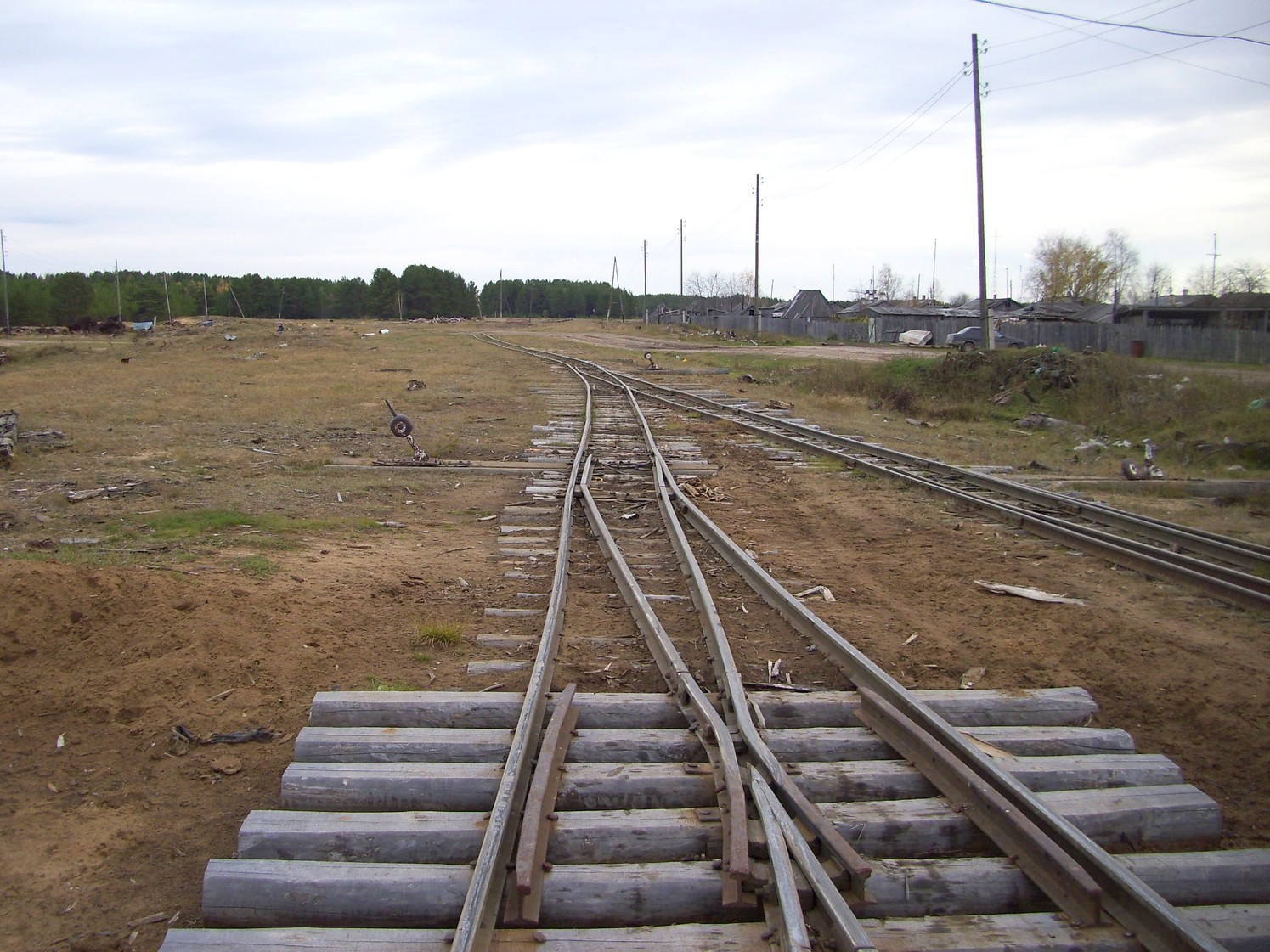 Чепецкая узкоколейная железная дорога  —  фотографии, сделанные в 2009 году (часть 4)