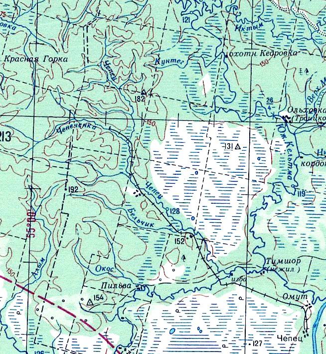 Чепецкая узкоколейная железная дорога — схемы и топографические карты