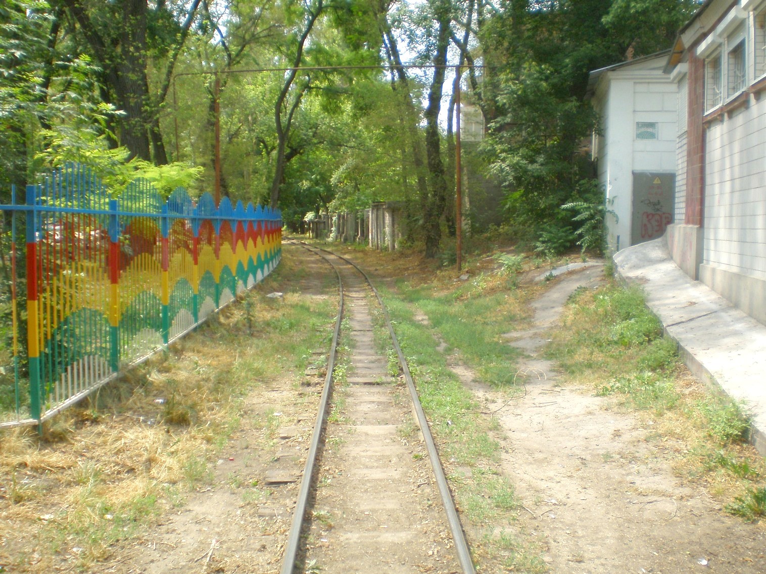 Малая Приднепровская (Днепропетровская) детская железная дорога  —  фотографии, сделанные в 2009 году (часть 1)