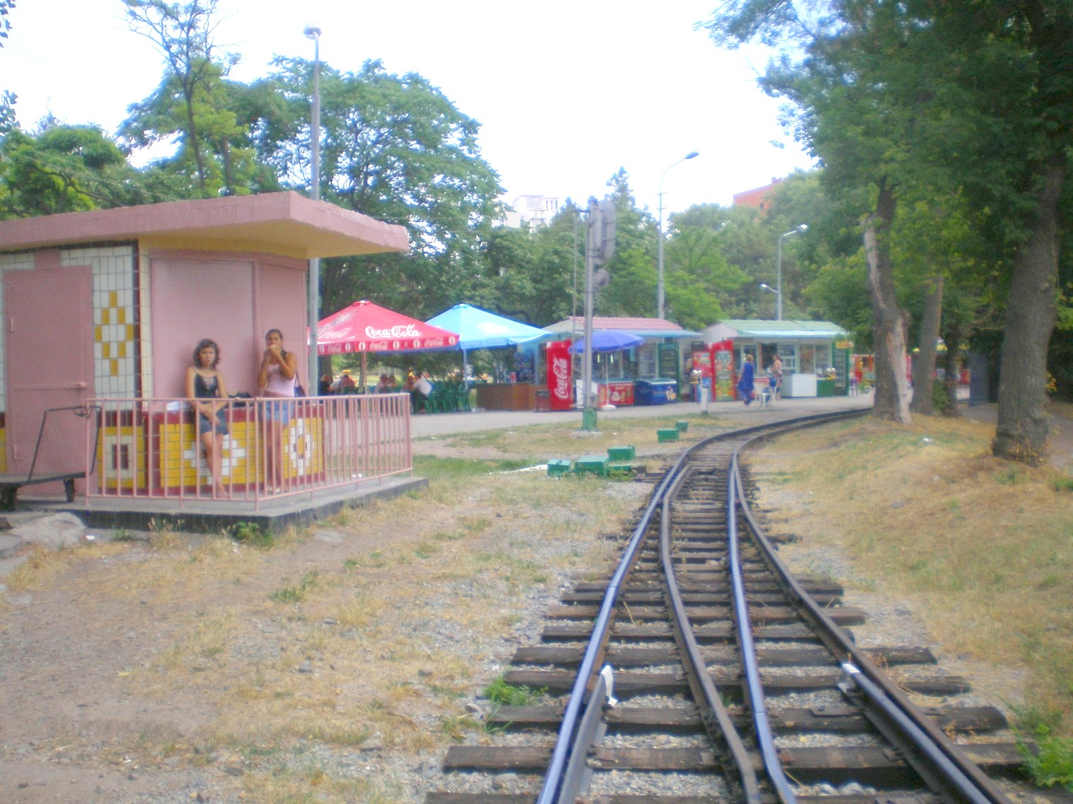 Малая Приднепровская (Днепропетровская) детская железная дорога  —  фотографии, сделанные в 2009 году (часть 4)