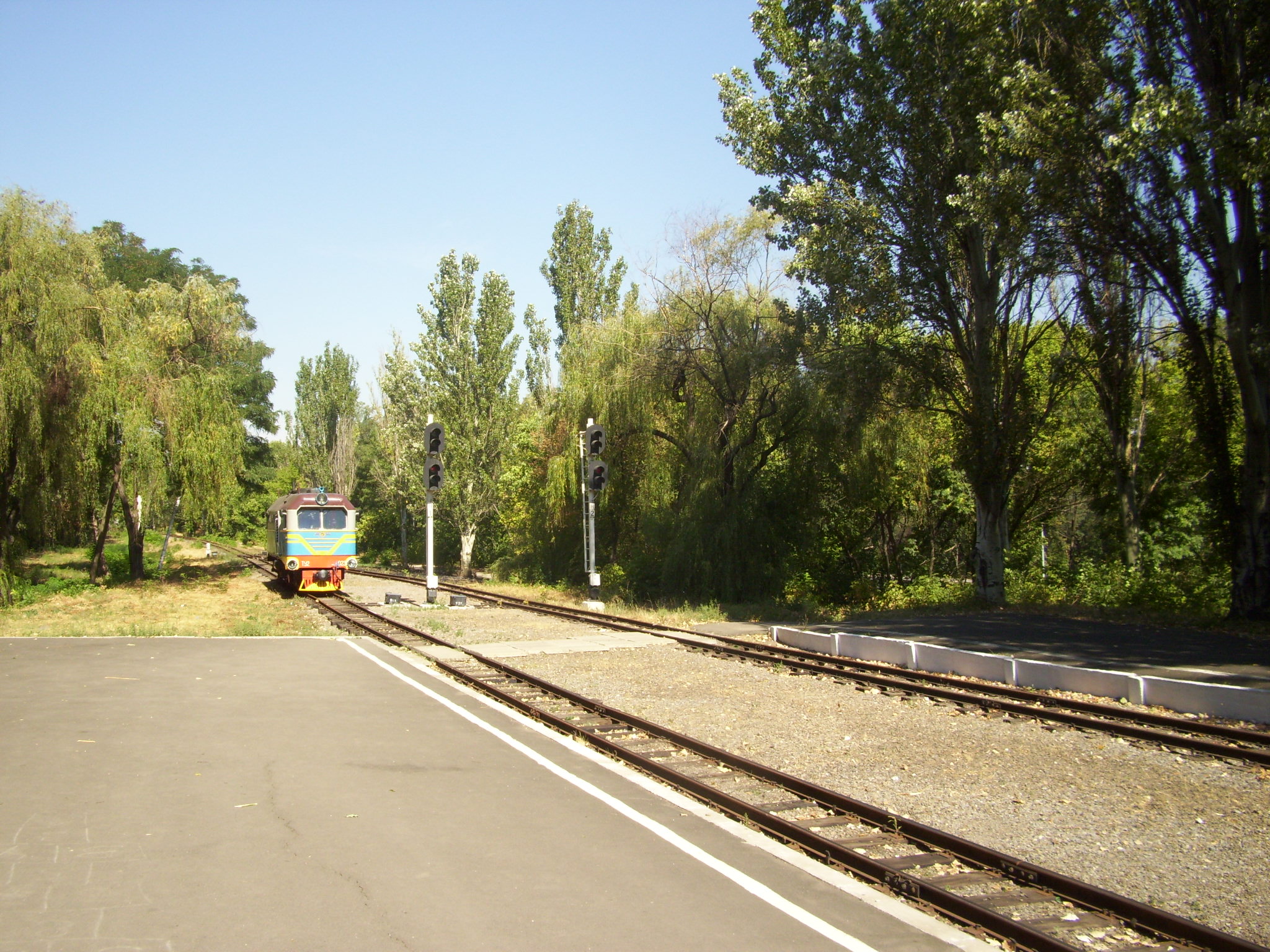 Донецкая детская железная дорога  —  фотографии, сделанные в 2010 году (часть 5)