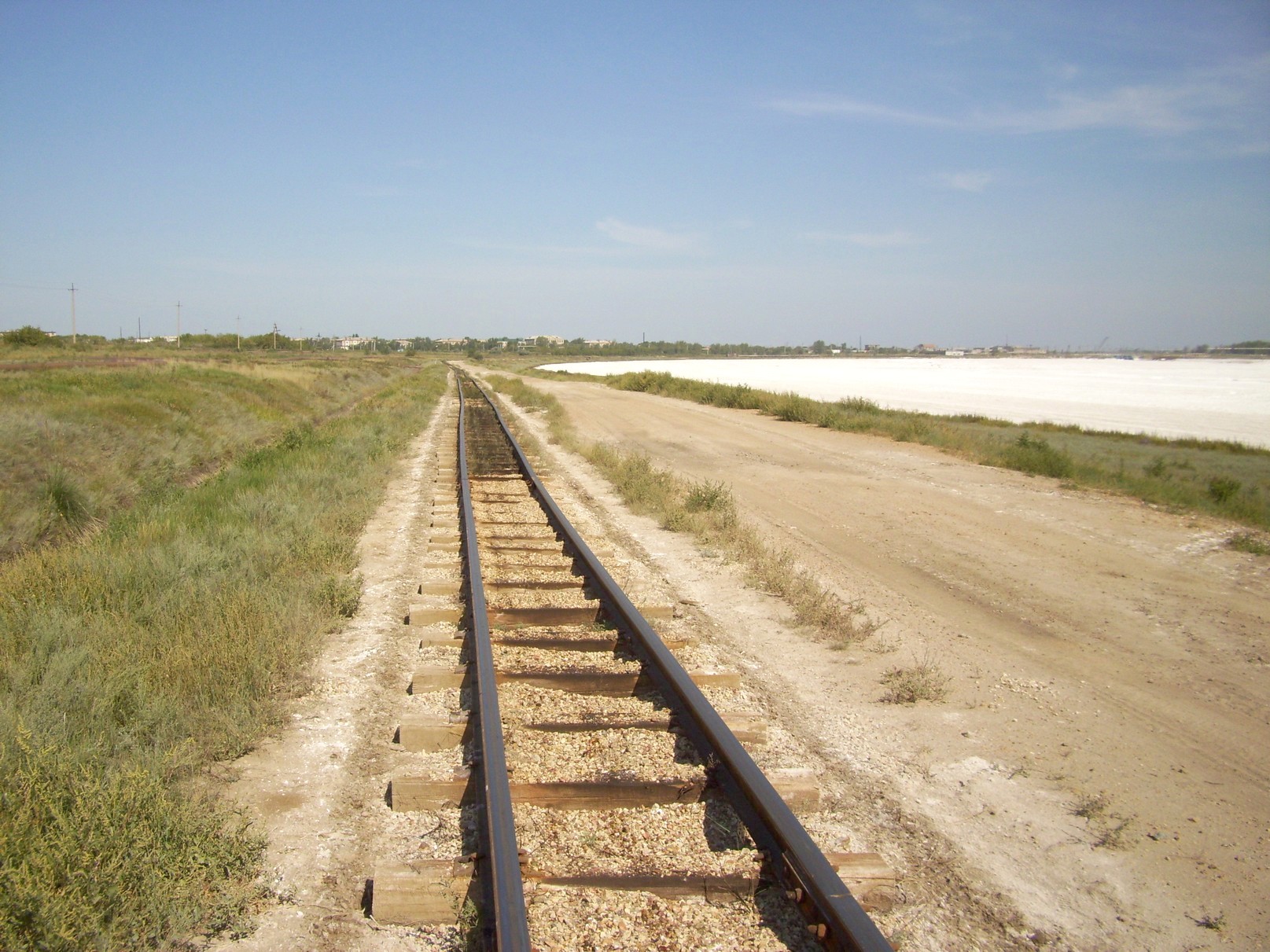 Узкоколейная железная дорога Кучукского сульфатного комбината — фотографии, сделанные в 2009 году (часть 2)