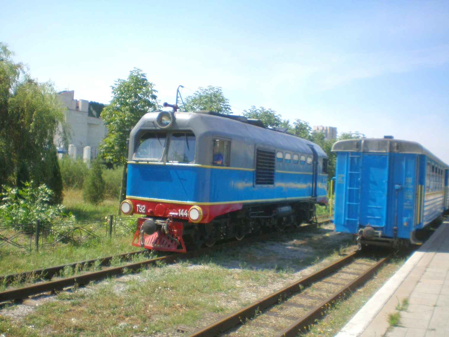 Запорожская детская железная дорога   —  фотографии, сделанные в 2009 году (часть 3)