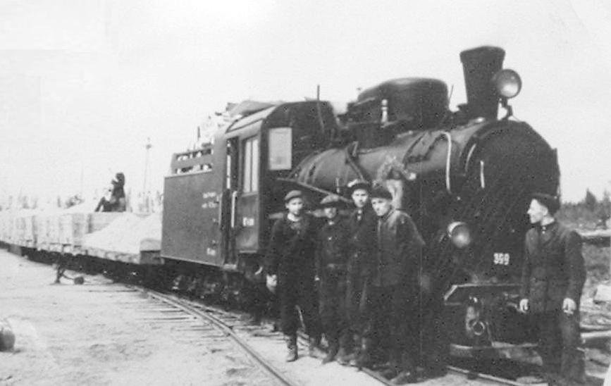 Белоручейская узкоколейная железная дорога   -   исторические фотографии
