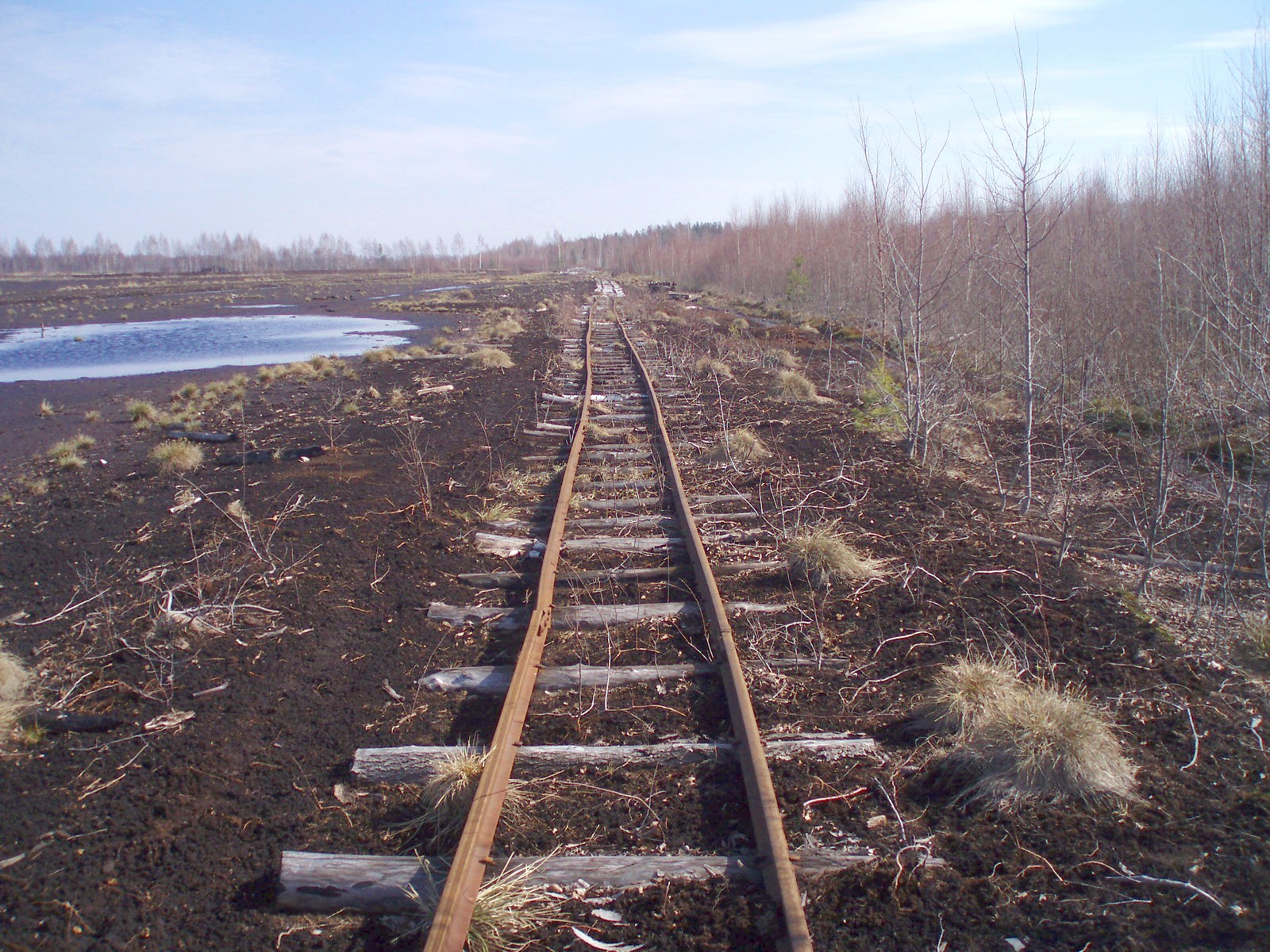Узкоколейная железная дорога Кимрского торфопредприятия  — фотографии, сделанные в 2007 году (часть 9)