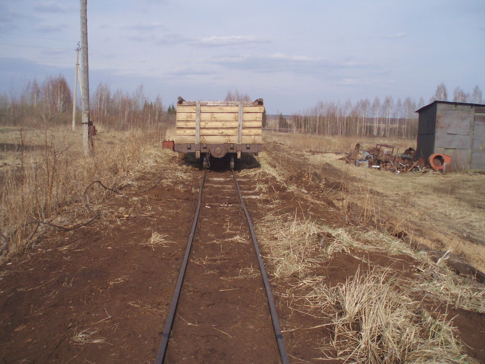 Узкоколейная железная дорога Кимрского торфопредприятия  — фотографии, сделанные в 2007 году (часть 19)
