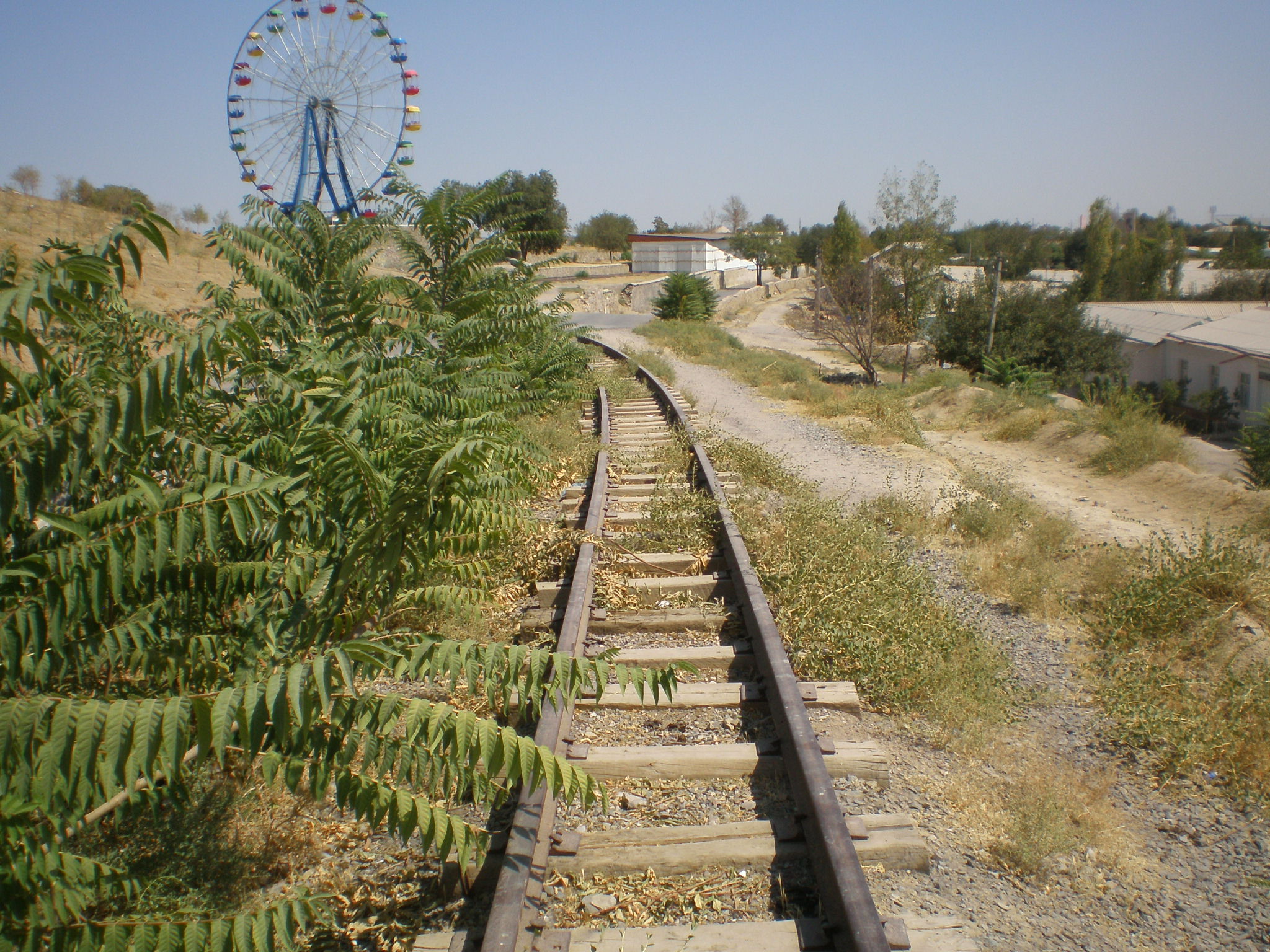 Джизакская детская железная дорога  —  фотографии, сделанные в 2008 году (часть 2)