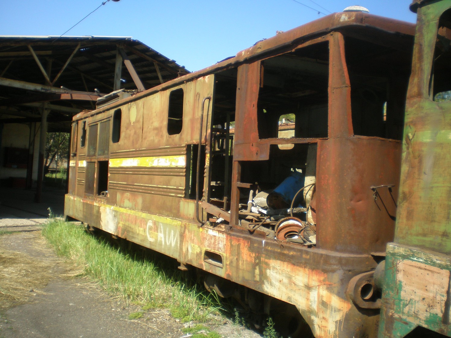 Горная узкоколейная железная дорога Текелийского свинцово-цинкового комбината — фотографии, сделанные в 2009 году (часть 5)