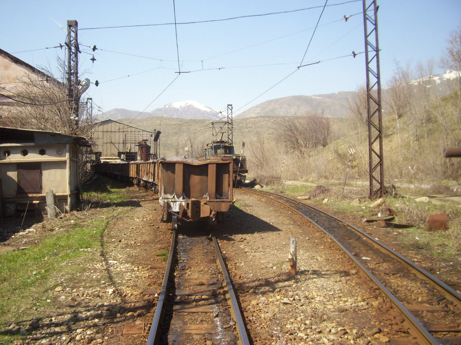 Горная узкоколейная железная дорога Текелийского свинцово-цинкового комбината — фотографии, сделанные в 2010 году (часть 3)