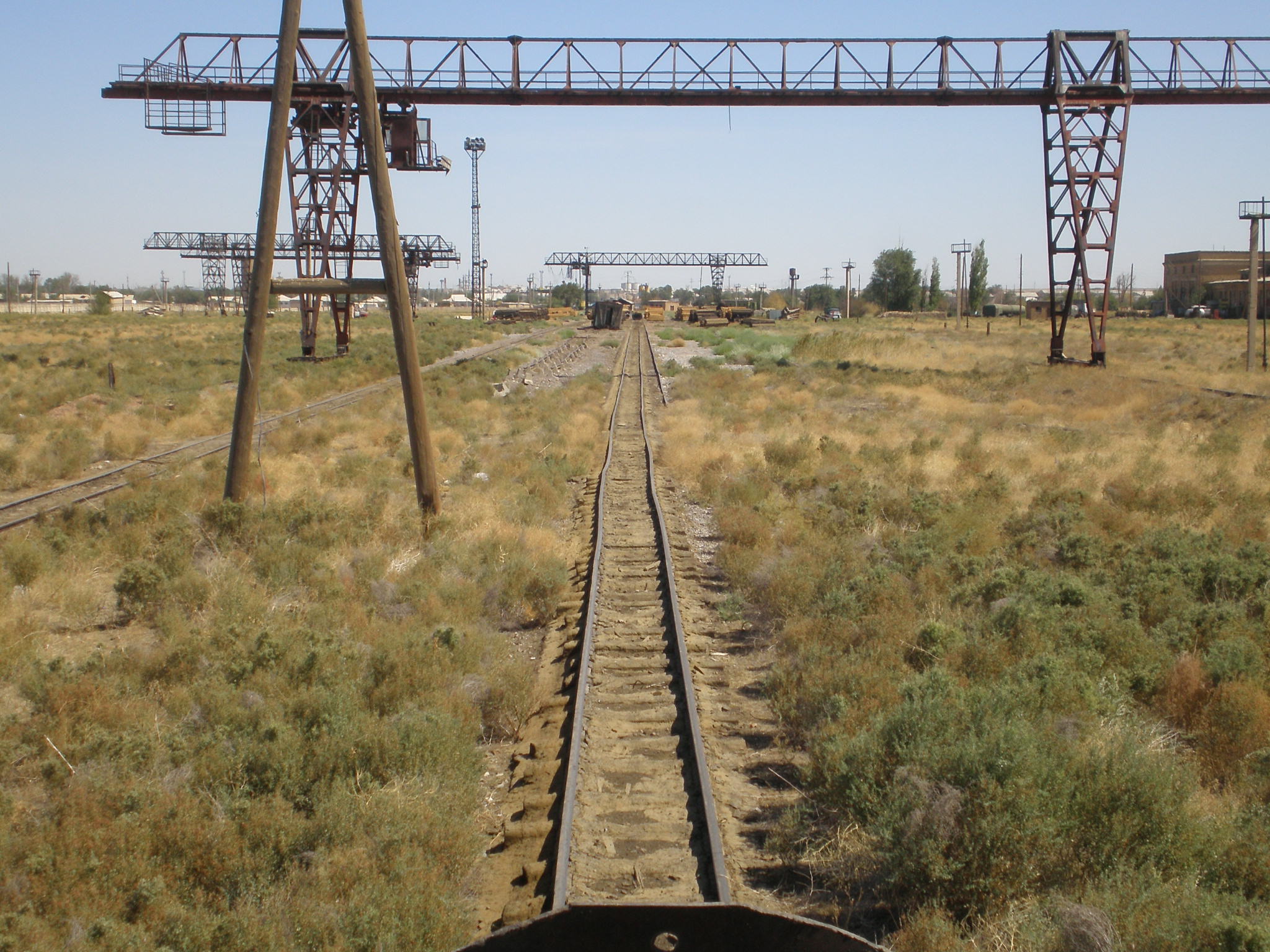 Узкоколейная железная дорога Арысского шпалопропиточного завода —  фотографии, сделанные в 2008 году (часть 6)