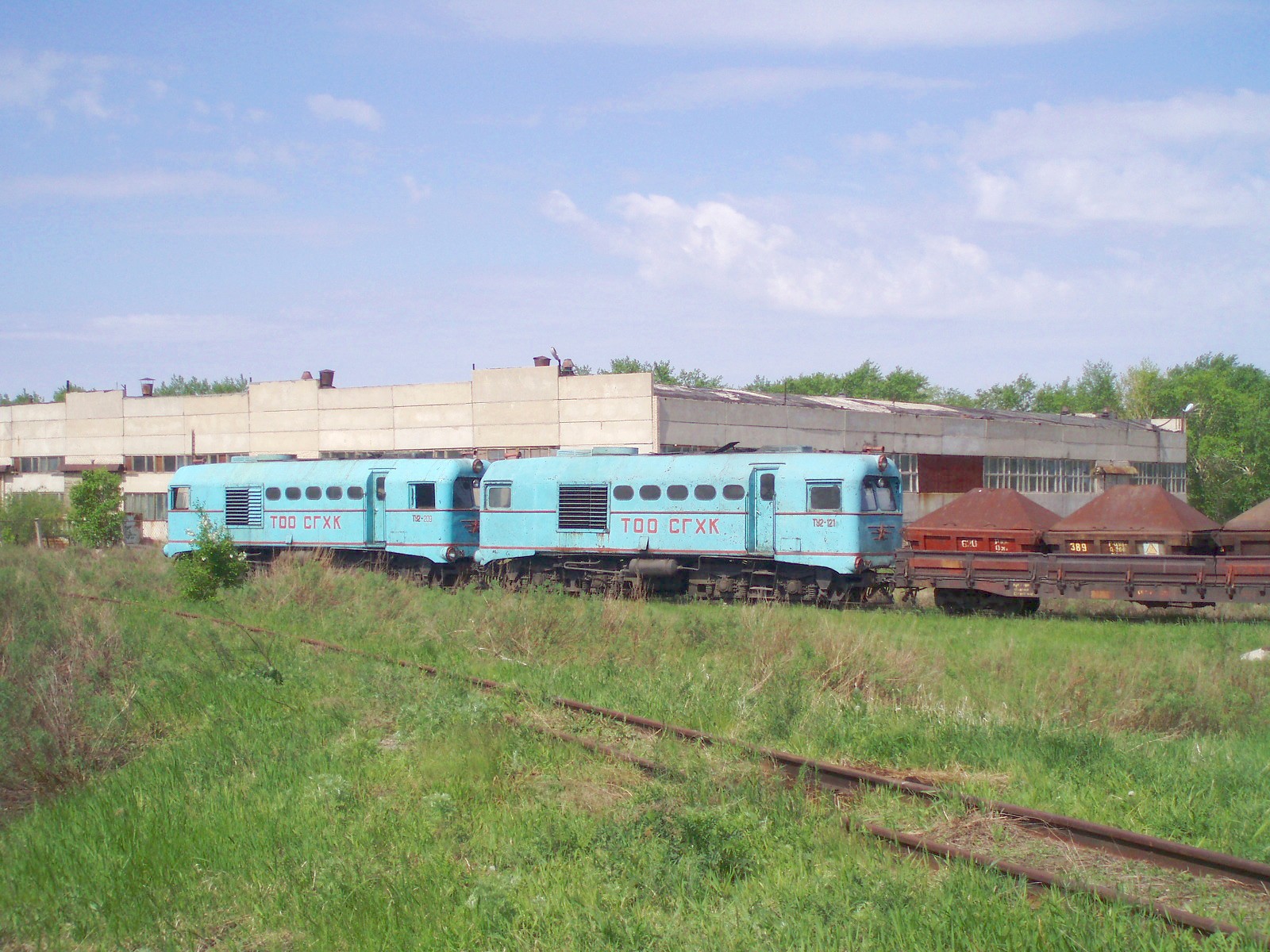Узкоколейная железная дорога Атбасар  —  Шантобе  —  фотографии, сделанные в 2007 году (часть 7)