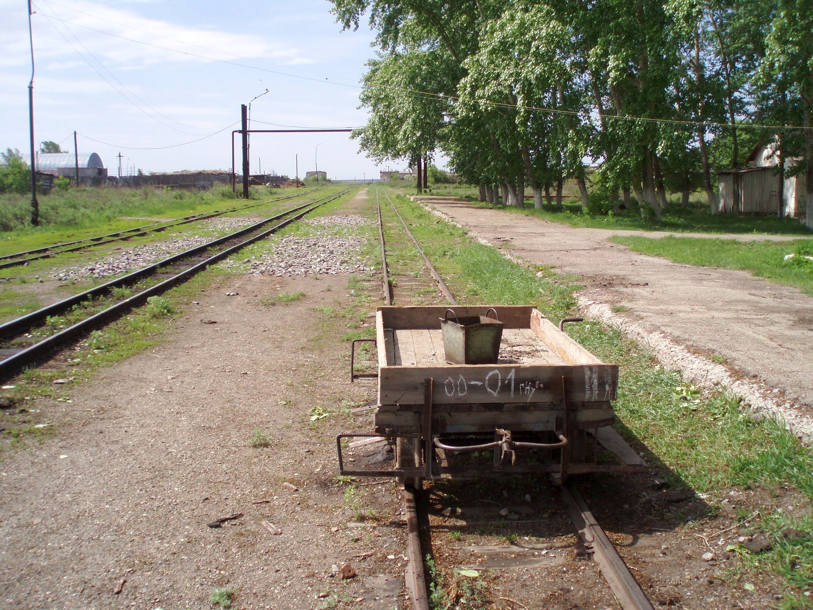 Узкоколейная железная дорога Атбасар  —  Шантобе  —  фотографии, сделанные в 2007 году (часть 8)