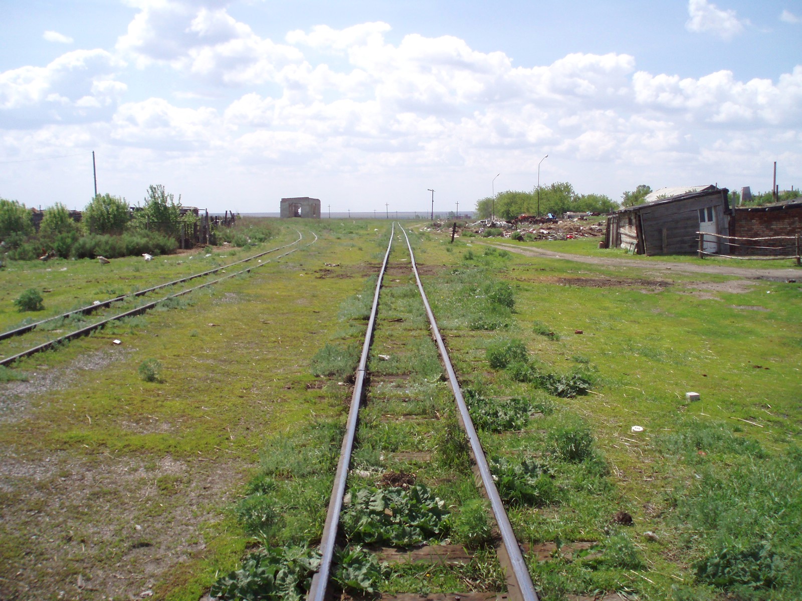Узкоколейная железная дорога Атбасар  —  Шантобе  —  фотографии, сделанные в 2007 году (часть 9)